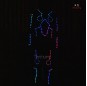 full color led spider dance costume for show